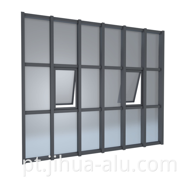 Invisiable Frame Stick Curtain Wall